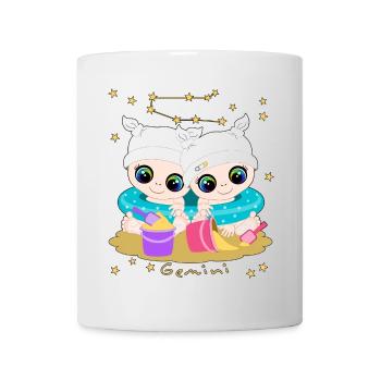 sternzeichen_gemini - Mug blanc - blanc - Devant