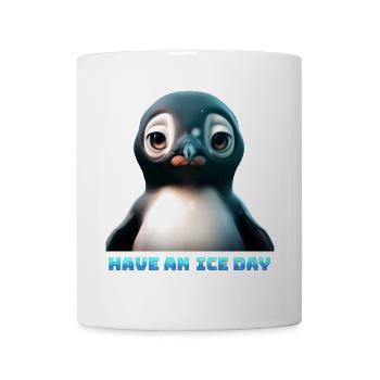Have a nICE Day Penguin Graphic - Mug - white - Front