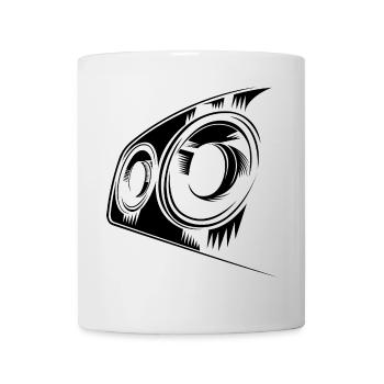 gtr skyline symbol cars car light symbol icon - Mug - white - Front