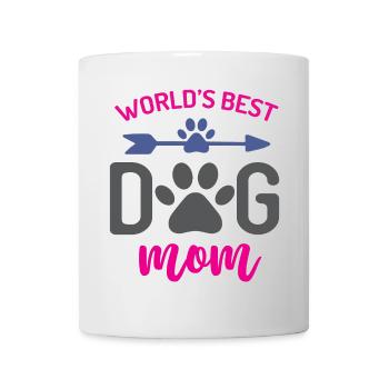 La meilleure maman de chien du monde - Mug blanc - blanc - Devant