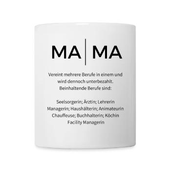 MAMA Job - Tasse - Weiß - Vorne