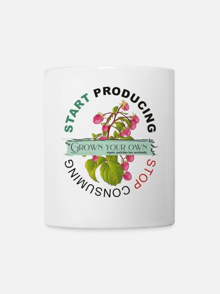START PRODUCING | STOP CONSUMING - Mug - white