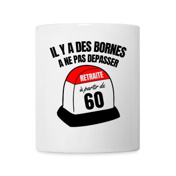 retraite, réforme des retraites, retraites - Mug blanc - blanc - Devant