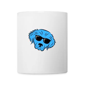 Bester blauer Hundevater - Tasse - Weiß - Vorne
