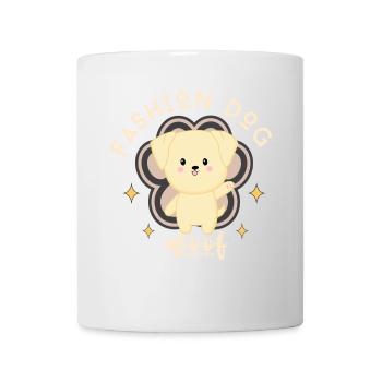 Bezaubernder Nähhund - Tasse - Weiß - Vorne