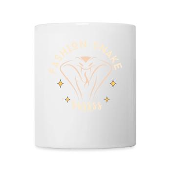 Golden Stars Fashion Snake - Mug - white - Front