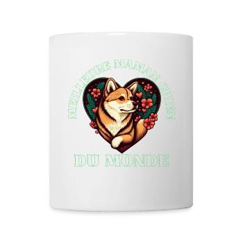 Meilleur Maman Chien du Monde - Mug blanc - blanc - Devant