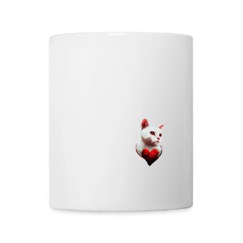 Je suis pas célibataire j'ai un chat - Mug blanc - blanc - Devant