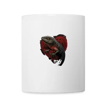 Mon Lézard, mon Valentin - Mug blanc - blanc - Devant