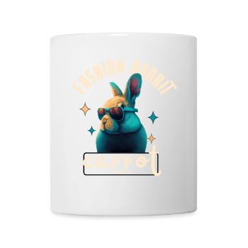 Lapin Fashion Pop Carotte - Mug blanc - blanc - Devant