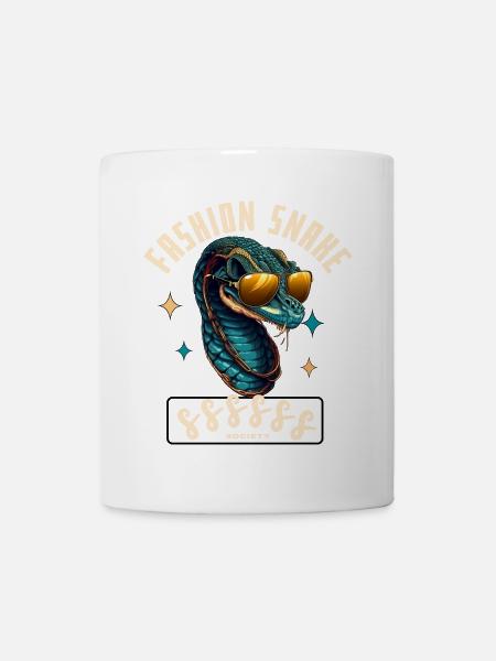 Serpent Glam Couture - Mug - white