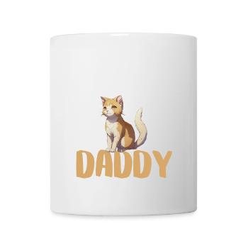 Chat Daddy Illustration Audacieuse - Mug blanc - blanc - Devant