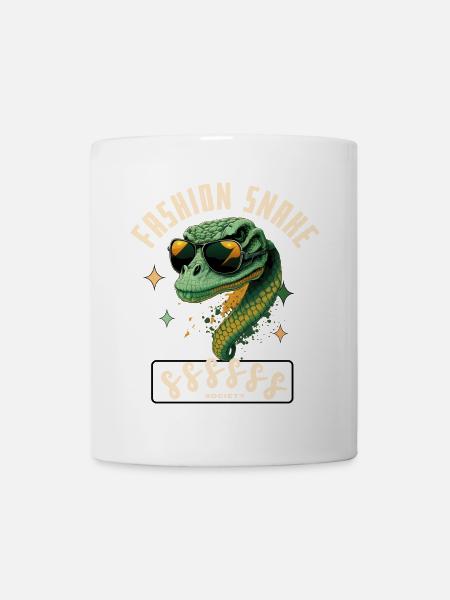 Crocodile Chic Sonnenbrillen - Tasse - Weiß