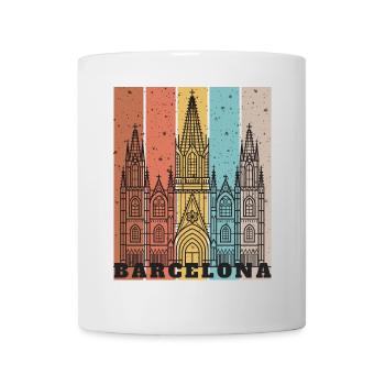 Panneaux de façade gothique Barcel - Mug blanc - blanc - Devant