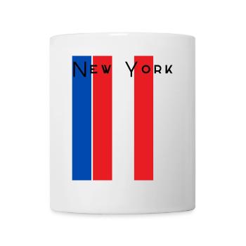 New York Striped Wordmark - Mug - white - Front