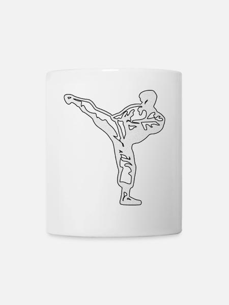 Karate Silver - Mug - white