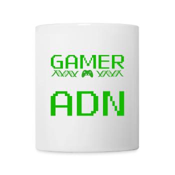 Natural Born Gamer: Gaming ist meine DNA - Tasse - Weiß - Vorne