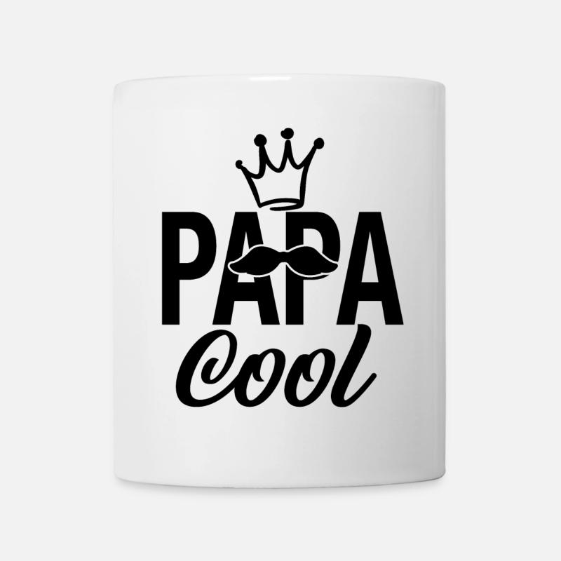 Cooler Papa - Tasse - Weiß