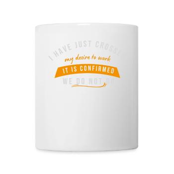 Überkreuzte Wünsche, wir kehren nicht zurück - Tasse - Weiß - Vorne
