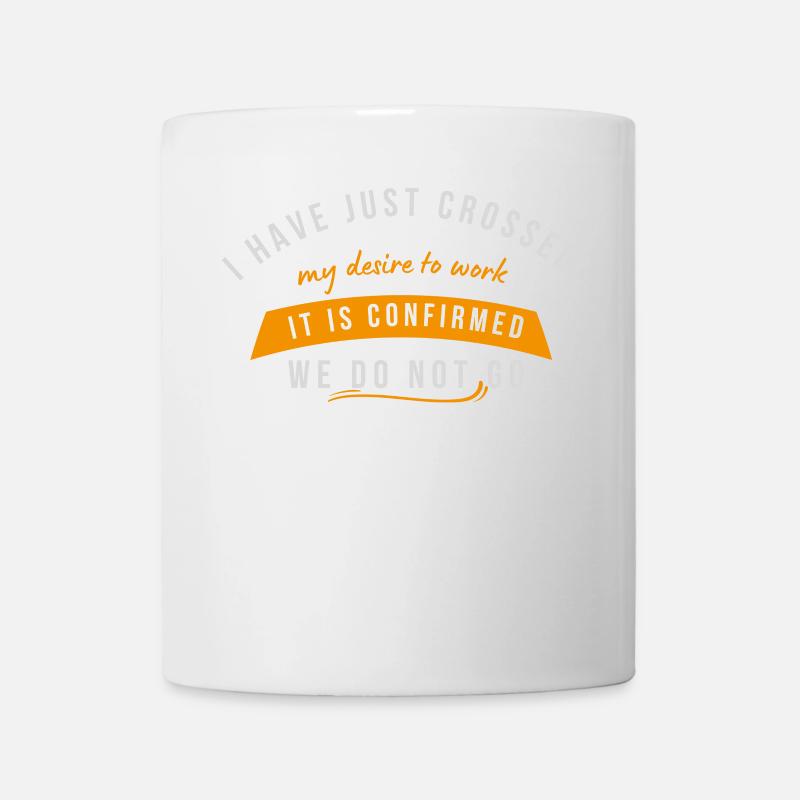 Désirs croisés, nous ne revenons pas - Mug blanc - blanc