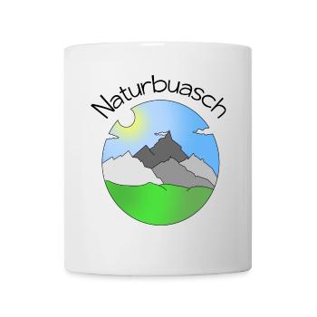 Naturbuasch - Naturjunge, Österreich Dialekt - Tasse - Weiß - Vorne