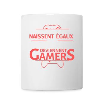 Gamer Elite: All Are Equal Yet Champions - Mug - white - Front