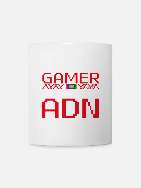 Gamer ADN Pixel Tee - Mug - white