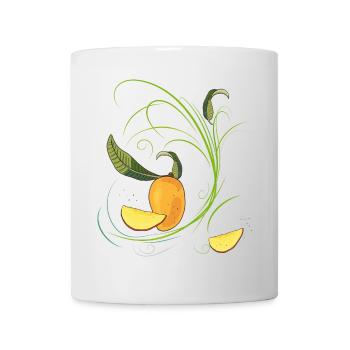 Mango, fruit - Mug - white - Front