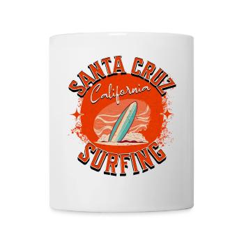 Santa Cruz Californie Surf - Mug blanc - blanc - Devant