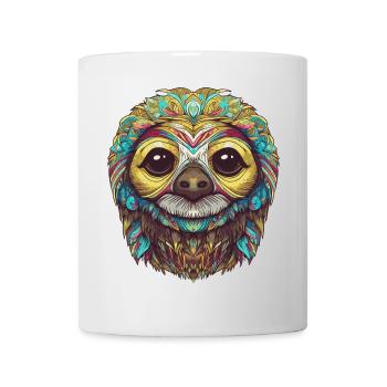Psychedelic sloth - Mug - white - Front