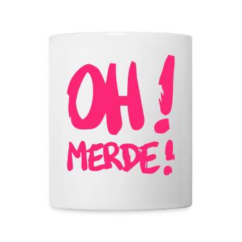 Merde - Mug blanc - blanc - Devant
