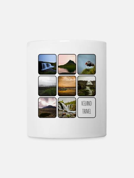 Islande Voyage - Mug blanc - blanc