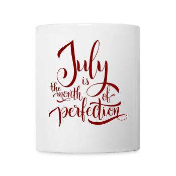July, Birthday - Mug - white - Front