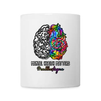 End The Stigma Mental Health Matters - Mug - white - Front