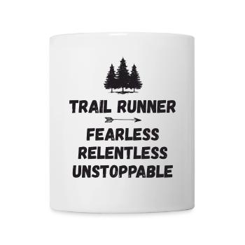 Trail Runner - Intrépide. Implacable. Imparable. - Mug blanc - blanc - Devant