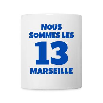 Marseille. je suis Marseillais. 13 - Mug blanc - blanc - Devant