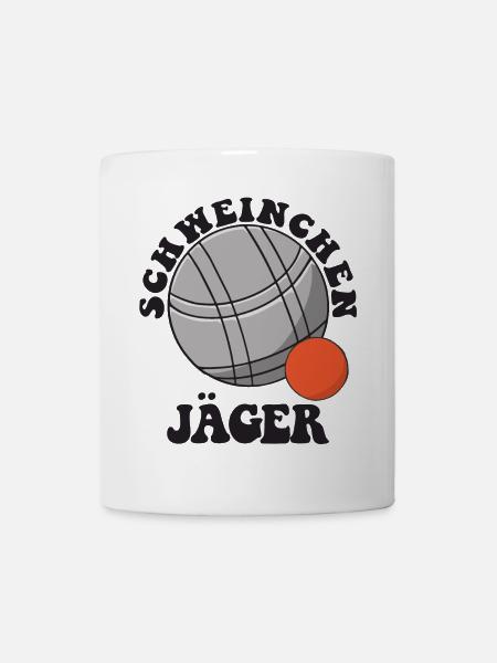 Boule Spruch Kugeln für Bouler Boccia Spiel - Tasse - Weiß