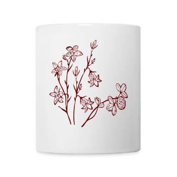 Meadow flowers, nature lover - Mug - white - Front
