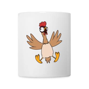 Huhn - Tasse - Weiß - Vorne