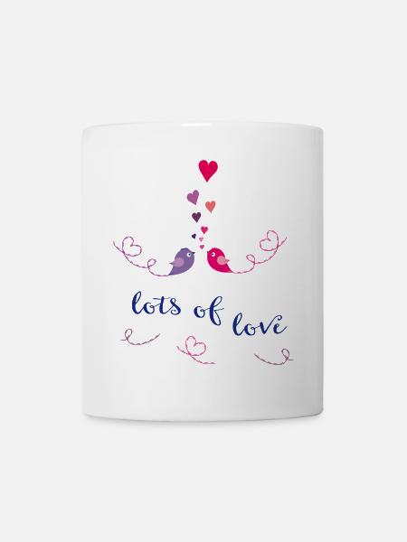 Lots of Love - Tasse - Weiß