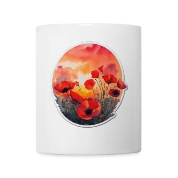 Poppyfield - Tasse - Weiß - Vorne