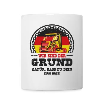 Deutscher Trucker - Tasse - Weiß - Vorne