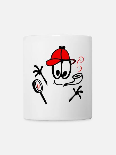 Detektiv  Comic - Tasse - Weiß