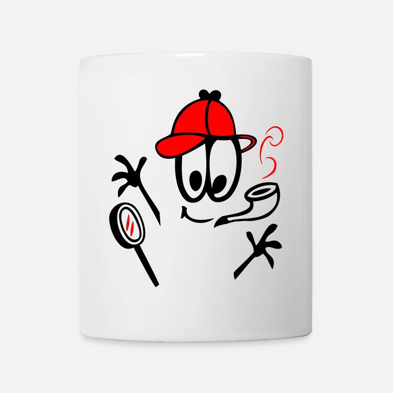 Detektiv Comic - Tasse - Weiß