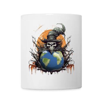 The Death of the Earth Environmental Protection Planet - Mug - white - Front