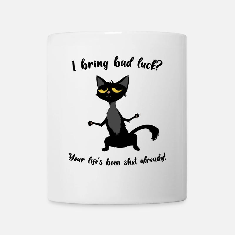 J’apporte malheur - Mug blanc - blanc
