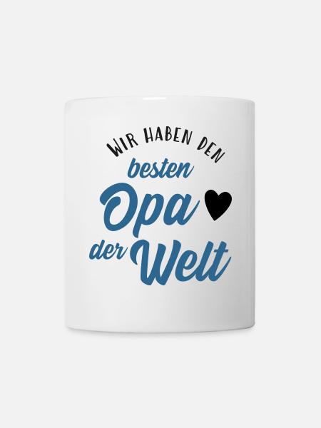 Wir haben den besten Opa der Welt - Tasse - Weiß