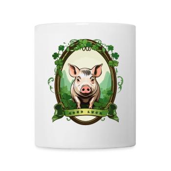 Lucky Pig - Mug - white - Front