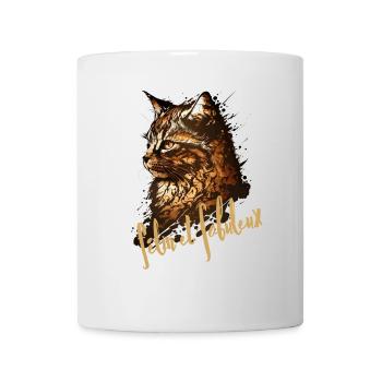 Fabelhafter Katzenspritzer - Tasse - Weiß - Vorne