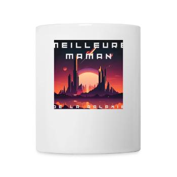 Meilleure Maman Galactique - Mug blanc - blanc - Devant